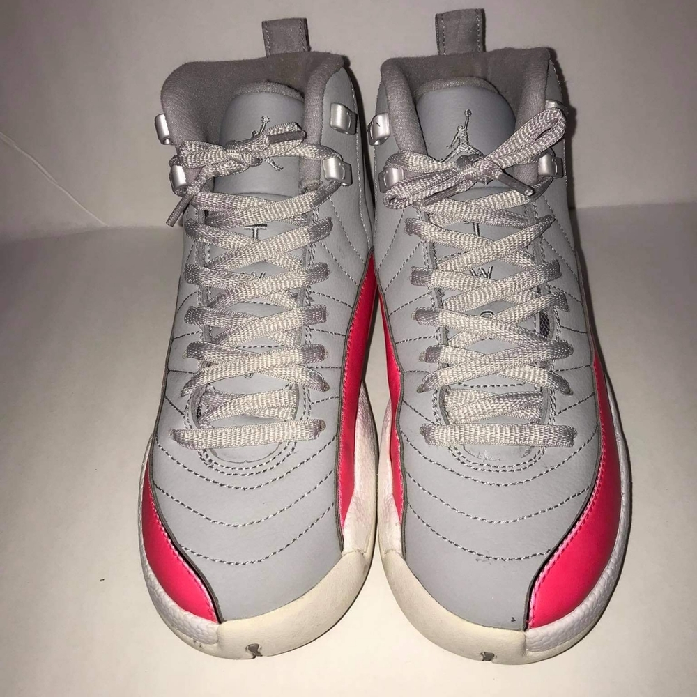 Air Jordan 12 Retro (GS) wolf grey/ racer pink